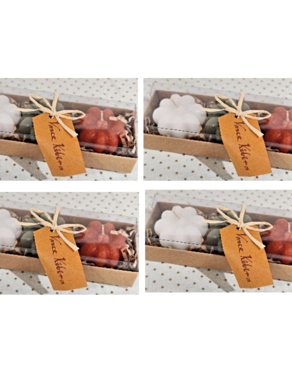 4 BOXES OF 3 Sullivans Vance Kitira 3pc Pumpkin Candles Gift Box Fall Harvest